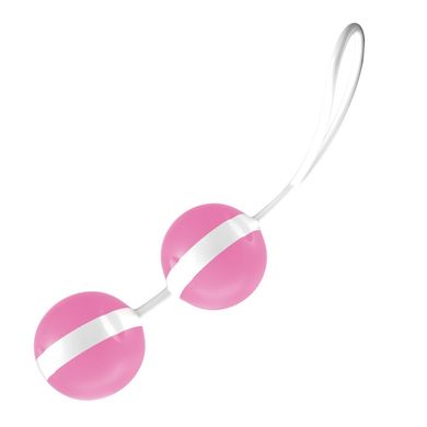 Вагінальні кульки Joydivision Joyballs Trend, рожево-білі, 3,5 см