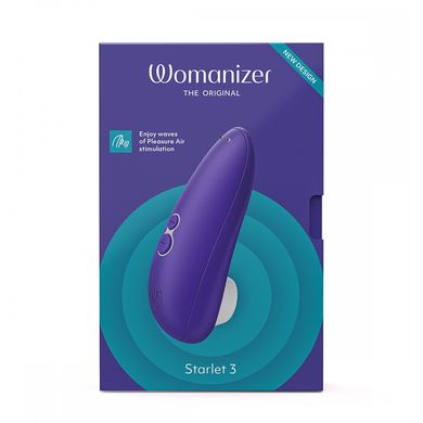 Вакуумний кліторальний стимулятор Womanizer Starlet 3 Indigo, Фіолетовий