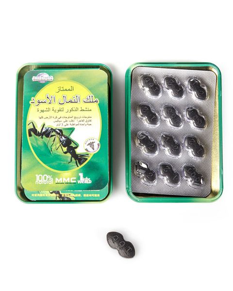 Таблетки для потенции Черный муравейї Ant King (12 таблеток)