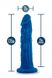 Насадка для страпону з рельєфом Realm, синя 19 см, Vac-U-Lock