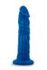 Насадка для страпона с рельефом Realm, синяя 19 см, Vac-U-Lock