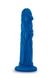 Насадка для страпона с рельефом Realm, синяя 19 см, Vac-U-Lock