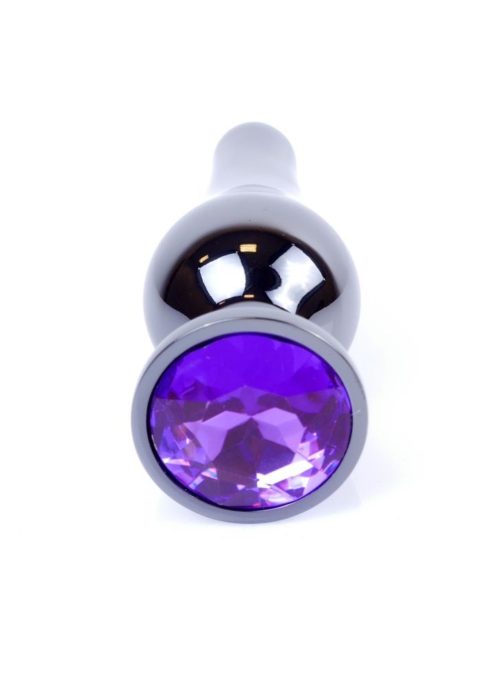 Анальний плаг з фіолетовим каменем Jewellery