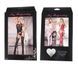 Комбинезон прозрачный Star Night Foxy Suspender Style с имитацией чулок, черный