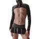 Мужской комплект для кросс-дрессинга Regnes Fetish Planet из юбки и латексной куртки, черный, S