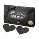 Украшение для грудей Flash - Heart Black Bijoux Indiscrets