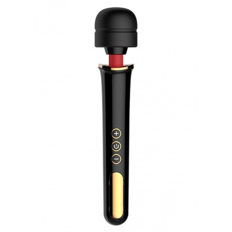 Вібратор-мікрофон чорний Massager Super Powerful USB 10 Function