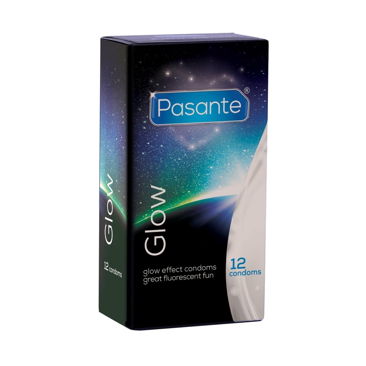 Презервативи люмінесцентні Pasante Glow латексні (ціна за упаковку, 12 шт)