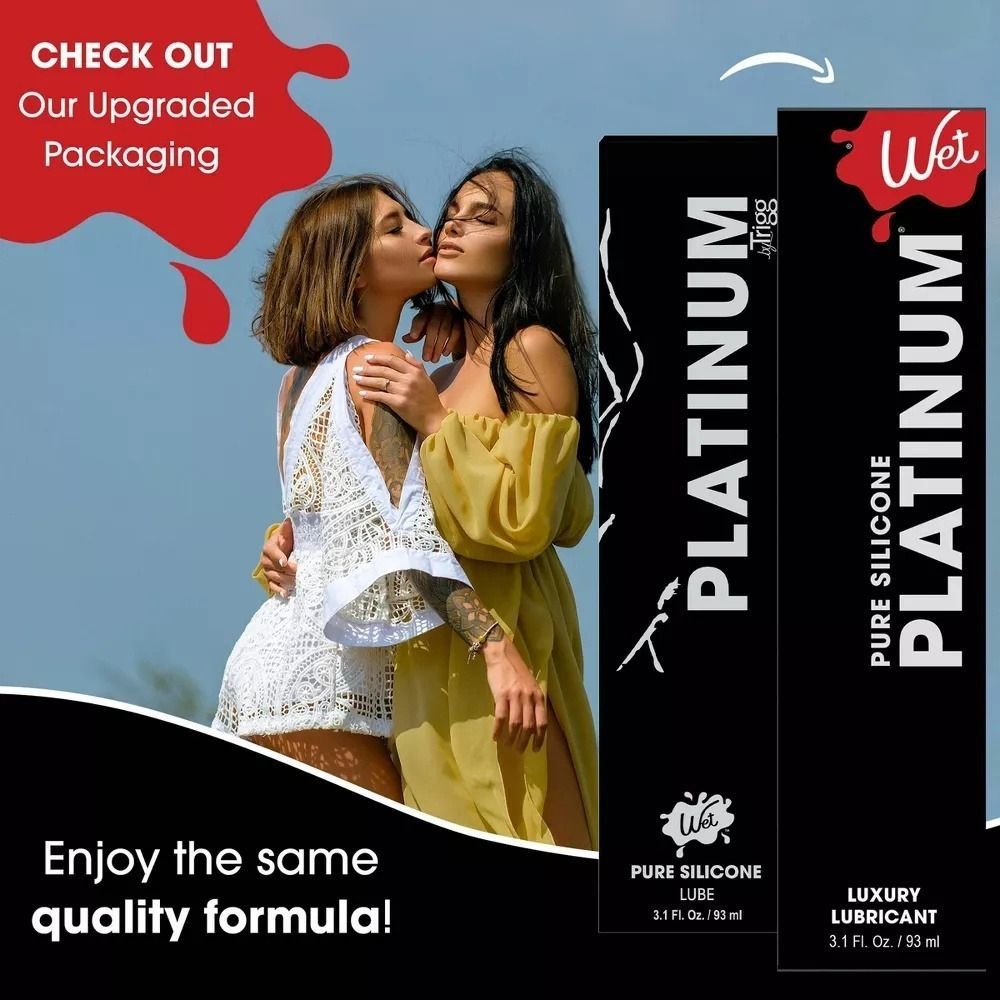 Лубрикант на силиконовой основе Wet Platinum Premium, 118 мл