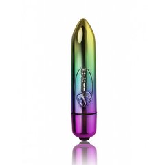 Вибропуля Rocks-Off 7 Speed Ro-80Mm Rainbow Bullet Vibrator 8х1.6 см, Радужный