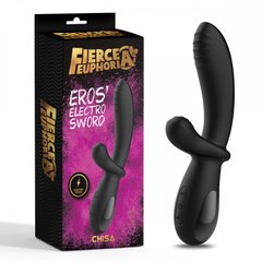 Вибратор кролик с электростимуляцией Chisa Fierce Euphoria Eros'electro Sword