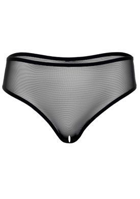 Трусики прозорі з відкритим доступом Daring Intimates Alexa, чорний, S/M