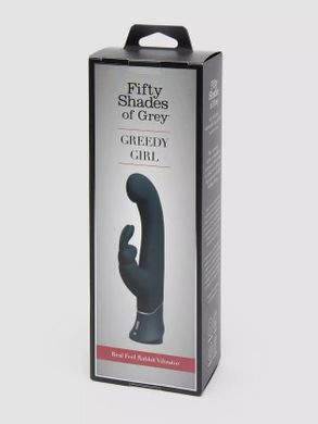 FS80006 реалістичний вібратор-кролик Колекція: Greedy Girl Fifty Shades Of Grey, Темно-синій