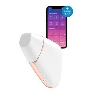 Бесконтактный смарт-стимулятор клитора Satisfyer Love Triangle белый