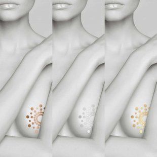 Украшение для грудей MIMI Metallic Skin Transfer Bijoux Indiscrets