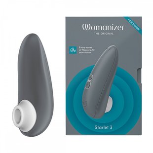 Вакуумный клиторальный стимулятор Womanizer Starlet 3 Gray