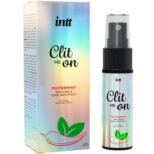 Возбуждающий гель INTT Clitoris Stimulator Spray Clit Me On Peppermint
