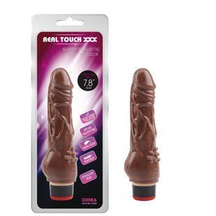 Класичний вібратор Chisa Real Touch XXX коричневий