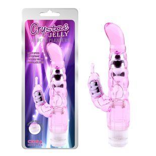 Вібратор-кролик Chisa Crystal Jellie Pleaser