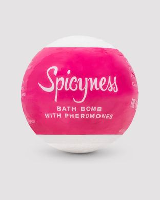 Бомбочка для ванни з феромонами Obsessive Bath bomb with pheromones Spicy, Білий