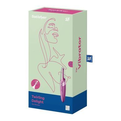 Вибратор для целенаправленной стимуляции клитора Satisfyer Twirling Delight, розовый