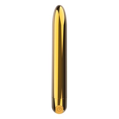 Вибропуля Ultra Power Bullet USB Glossy Gold 10 режимов вибрации