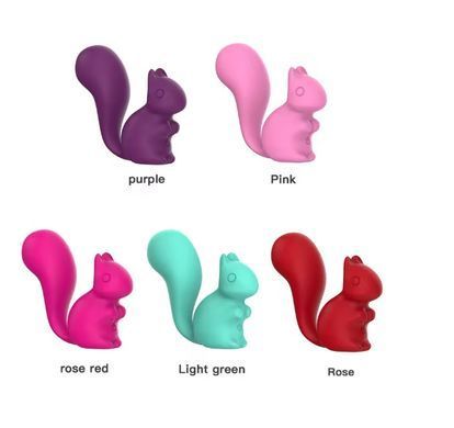 Мини-вибратор клиторальный Every Night Toys Debbie в форме белочки розовый, 10 режимов вибрации