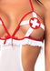 Костюм сексуальной медсестры One Size Naughty Nurse Roleplay Lingerie Set от Leg Avenue