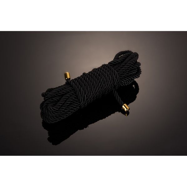 Мотузка для бондажу UPKO Restraint Bondage Rope, чорна, 10 м