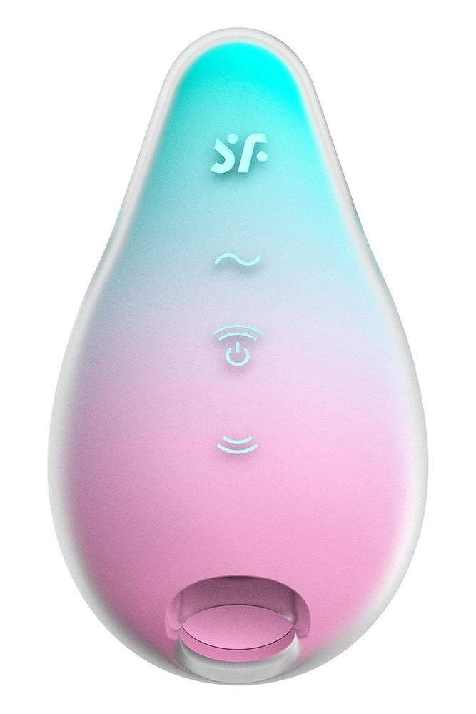 Вакуумный стимулятор с вибрацией Satisfyer Mermaid Vibes, мятно-розовый
