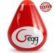 Мастурбатор многоразовый яйцо Gegg - Красный (ПРИ ПОКУПКЕ 3 ЭД) подарок за 1 грн)