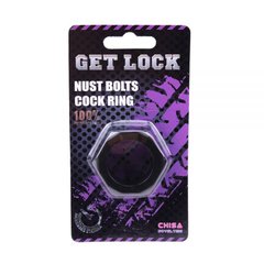 Кольцо эрекционное Nust Bolts Cock Ring-Black