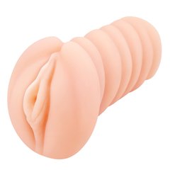 Мастурбатор вагина реалистичный бежевый, 14 х 7 см