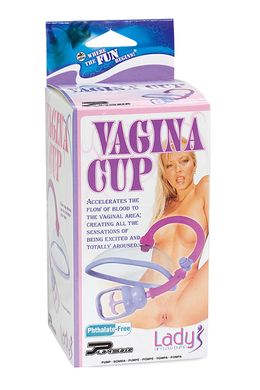 Вакуумна помпа для жінок Vagina Cup with Intra Pump, Рожевий