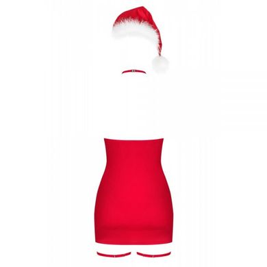 Комплект Obsessive Kissmas chemise Red® XXL