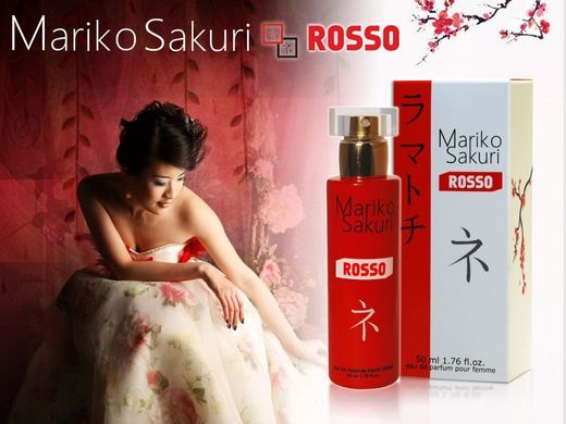 Духи з феромонами жіночі Aurora Mariko SAKURI ROSSO, 50 мл