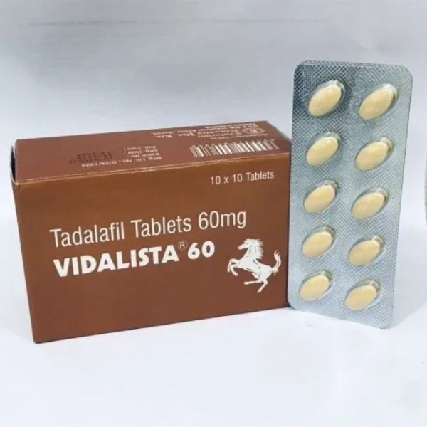 Пігулки для підвищення потенції та посилення ерекції Vidalista 60 мг (Сіаліс)