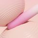 Двойной вибратор Zemalia Arousal с фрикцией и вакуумным стимулятором + APP, градиент розовый