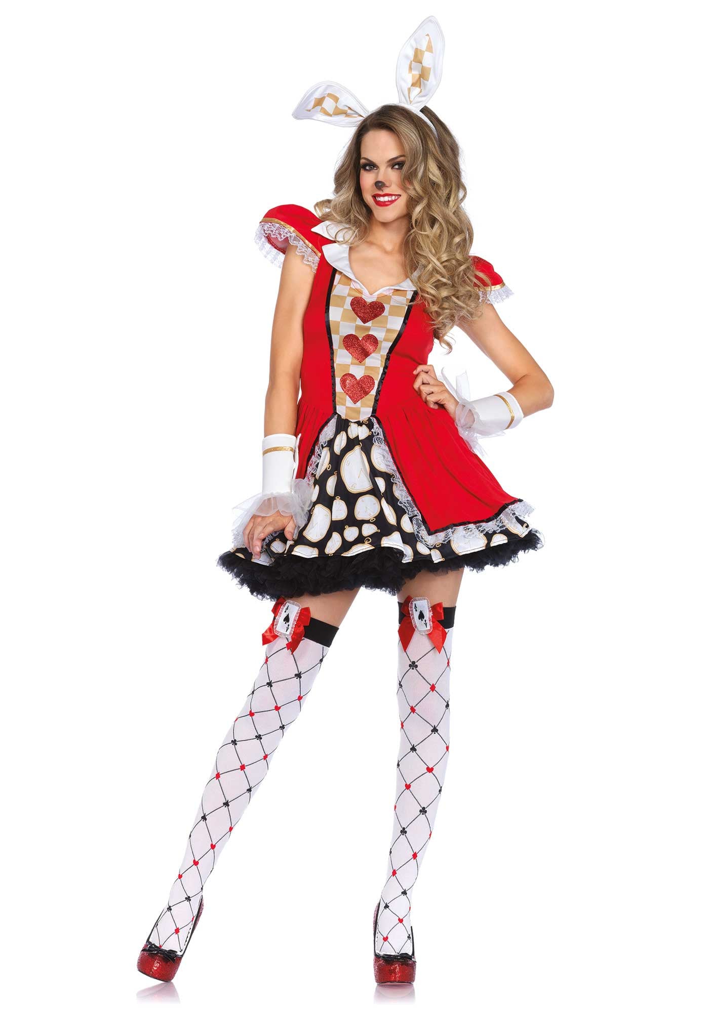 Костюм Білий Кролик Leg Avenue Tick Tock White Rabbit M/L