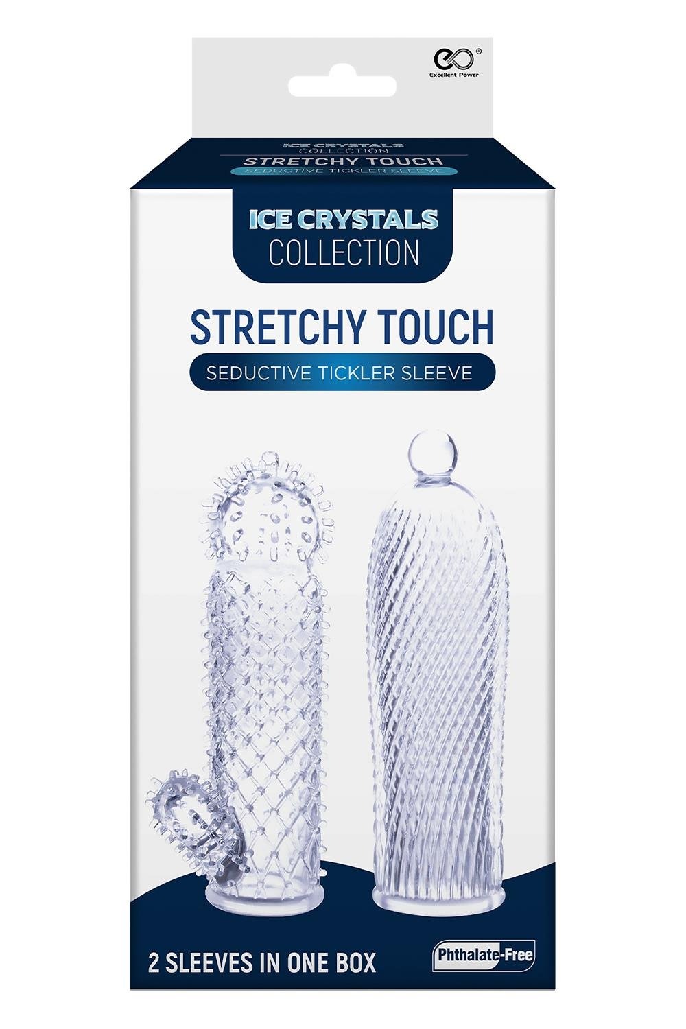 Набір рельєфних насадок NMC Ice Crystals прозорі