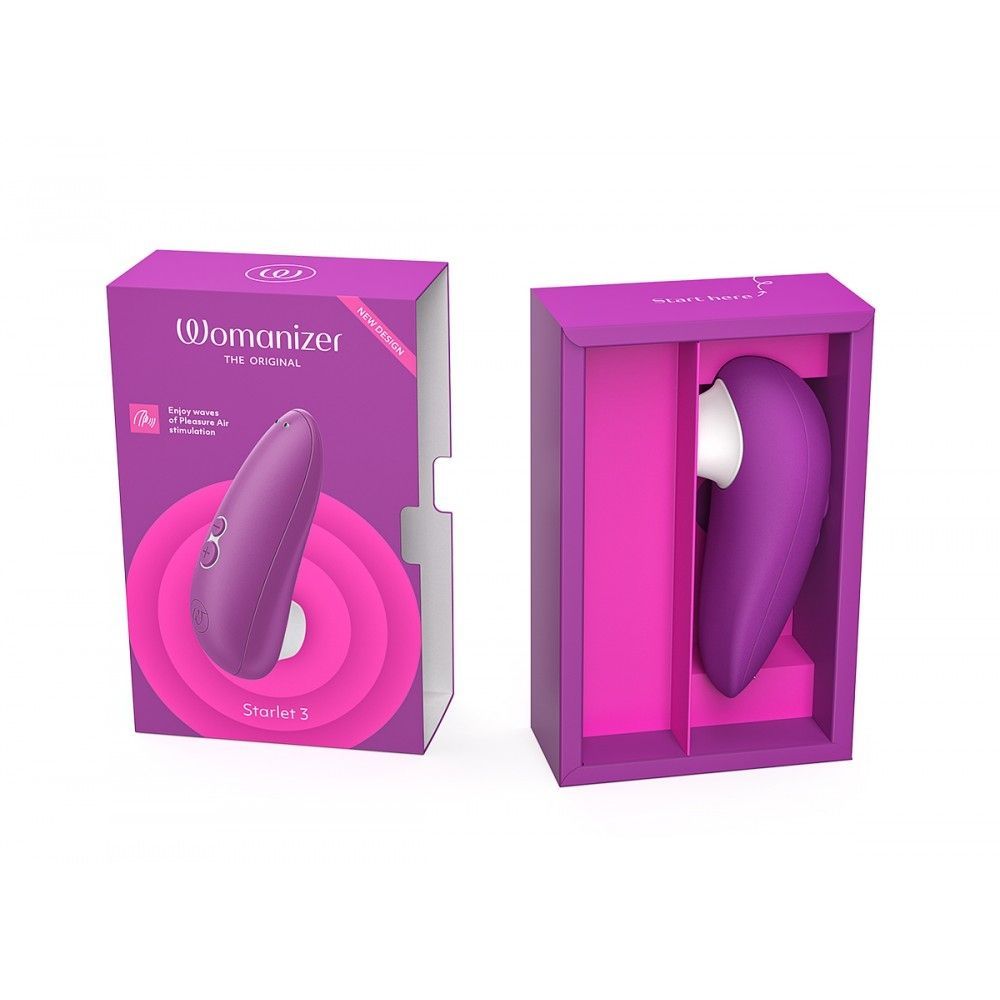 Вакуумний кліторальний стимулятор Womanizer Starlet 3 Violet