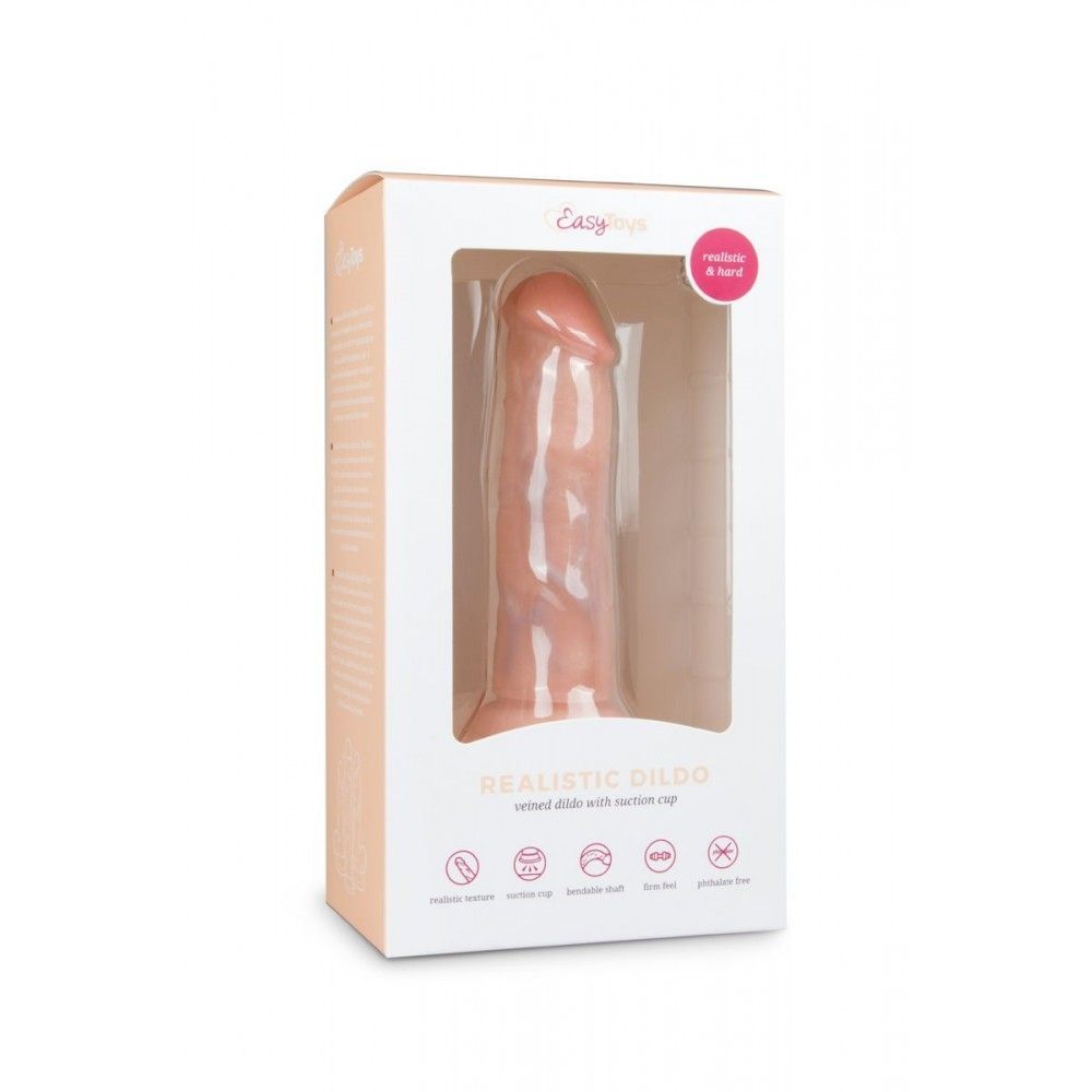 Фалоімітатор&nbsp;EasyToys Realistic&nbsp;Dildo&nbsp;-&nbsp;15.5&nbsp;см&nbsp;бежевий