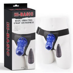 Страпон-фаллопротез с вибрацией Hi-Basic Vibrating Flesh Strap on Harn
