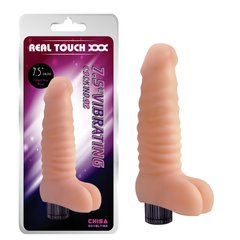 Вибратор Chisa Real Touch 7.5 Vibrating Cock No.02