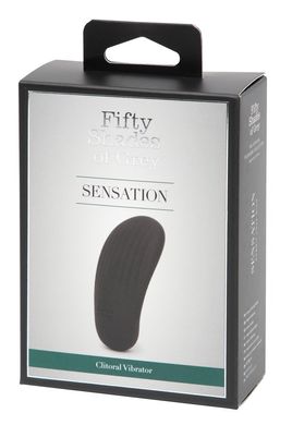 Вибратор для клитора Sensation Fifty Shades Of Grey, черный, 8 х 3 см
