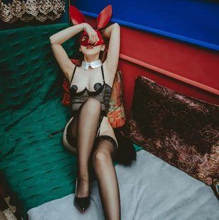 Сексуальный костюм зайки Bunny Girl Bodysuit Set UPKO, S