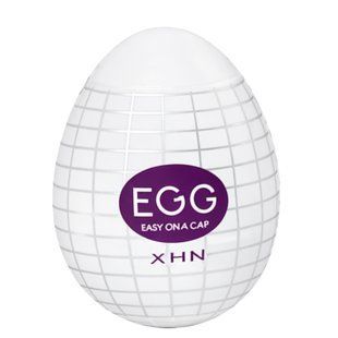 Мастурбатор-яйцо с рельефом XHN Egg Easy Ona-Cap, белый, 52 &times; 68 мм