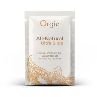 САШЕТ/Лубрикант на водной основе ультраскользящий Orgie ALL-NATURAL Ultra Slide, 2 мл
