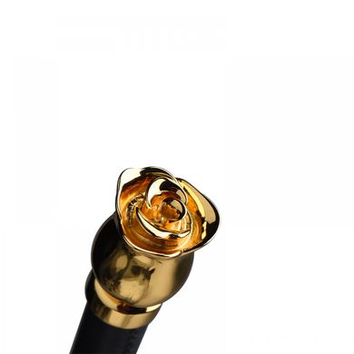 Мягкий кожанный хлыст с бутоном розы на рукоятке Soft Whip UPKO