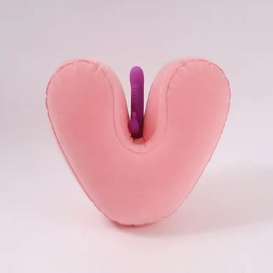 Набір подушок для сексу з отворами для секс-іграшок Sevanda Sit & Ride, рожеві, 2 шт.